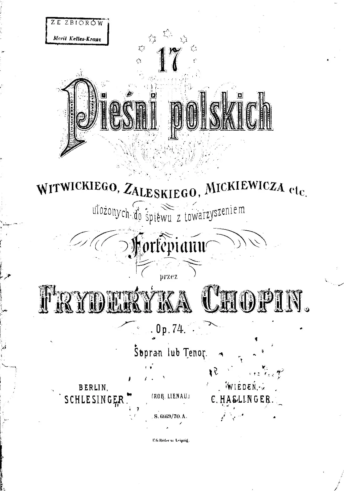 17 Polish Songs - Page 1