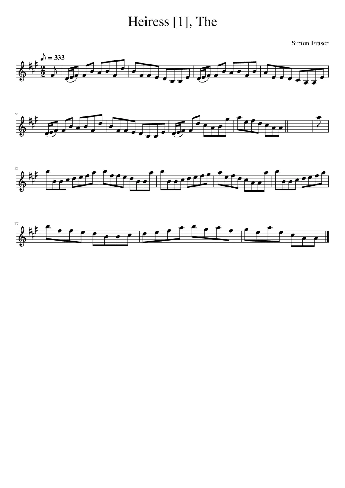 The Heiress - Page 1