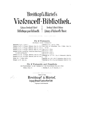 3 Duets for 2 Cellos