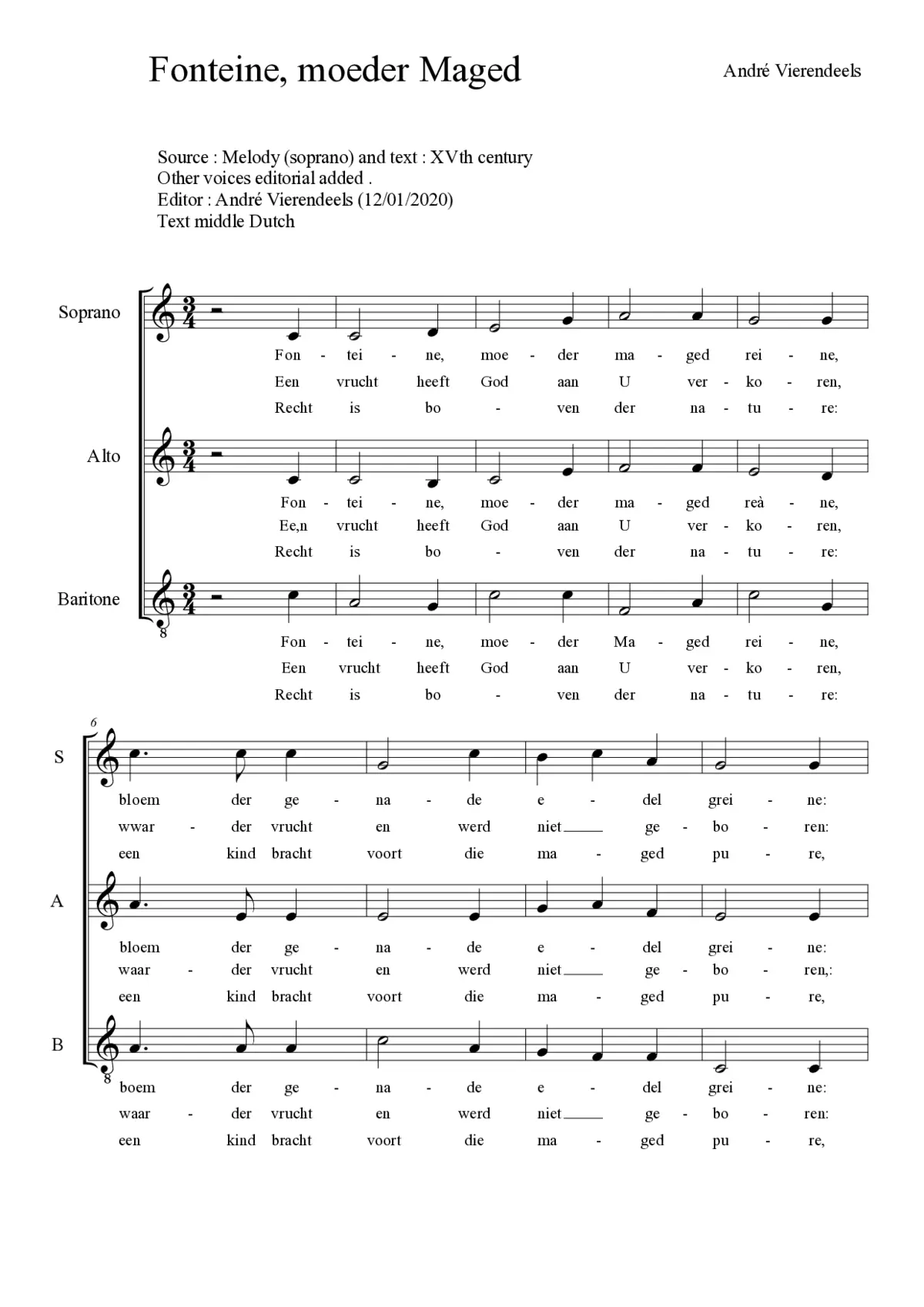 Fonteine, moeder Maged reine - Page 1