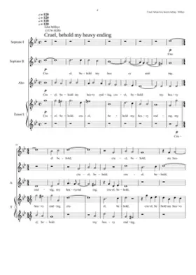 Cruel behold my heavy ending