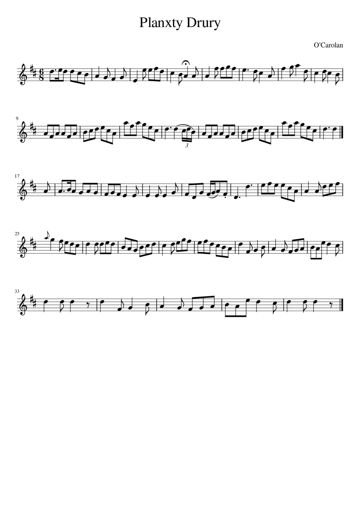 PLANXTY DRURY - Page 1