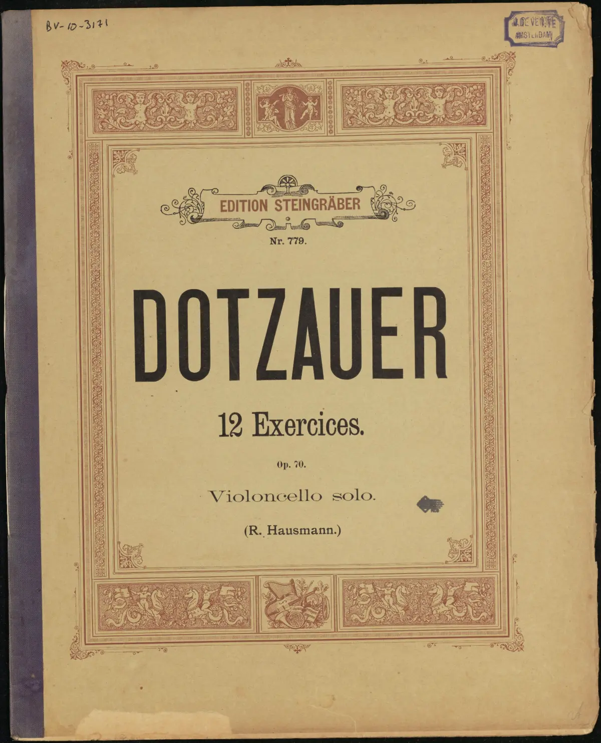 12 Exercises for Cello - Page 1