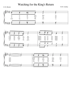 O to be more faithful working day by day (Ackley)