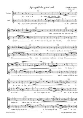 Ayez pitié du grand mal que j'endure