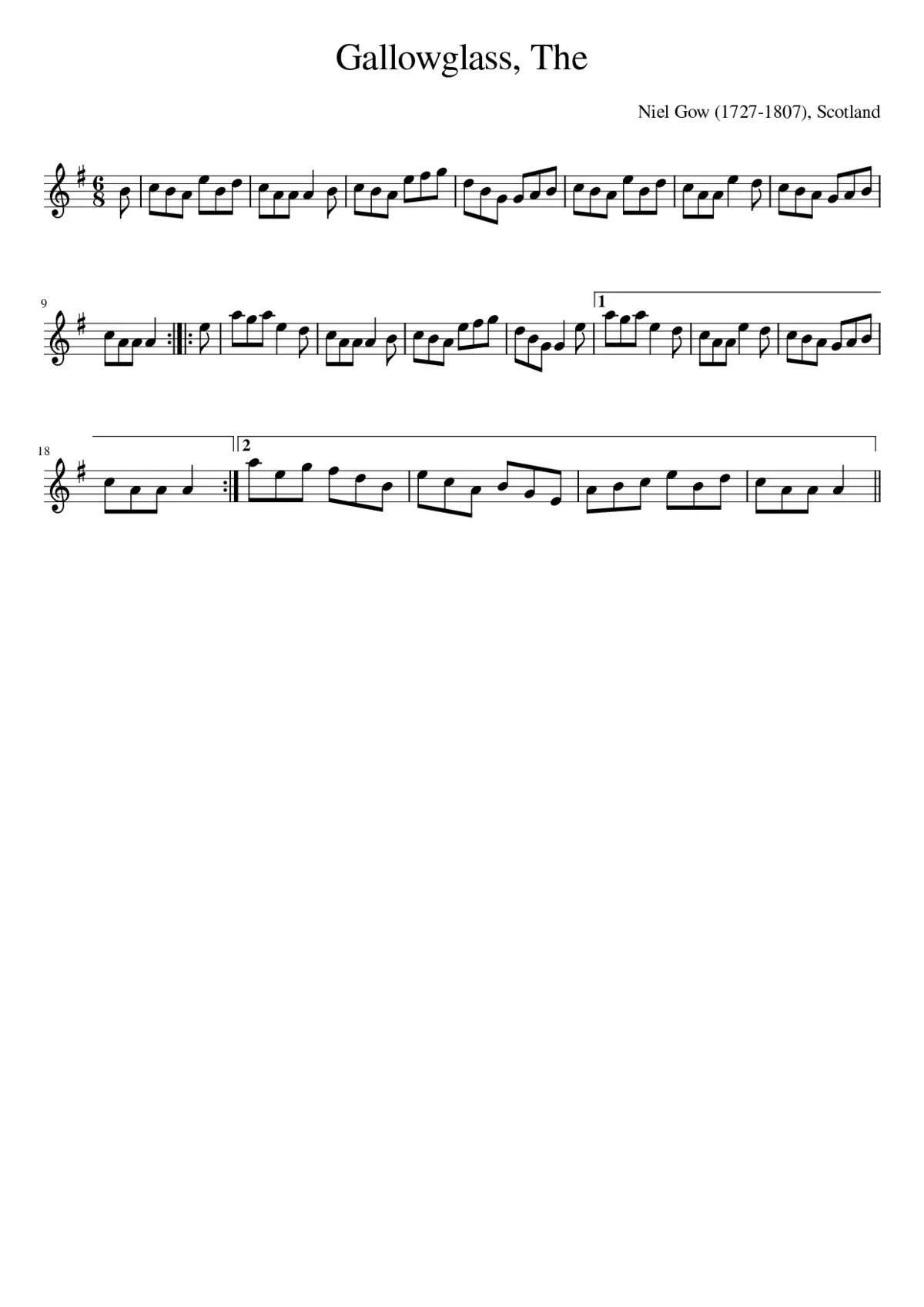 The Gallowglass - Page 1