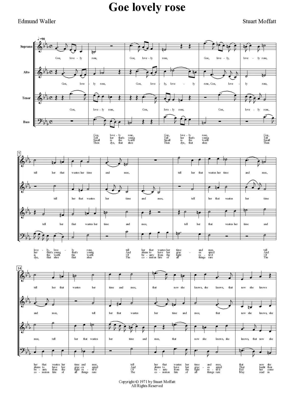 Goe, lovely rose - Page 1