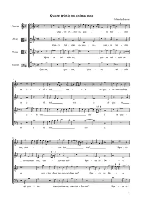 Quare tristis es anima mea a 4