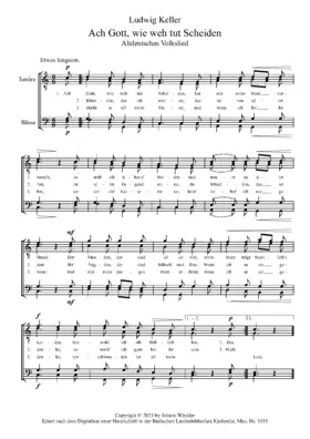 2 altdeutsche Volkslieder