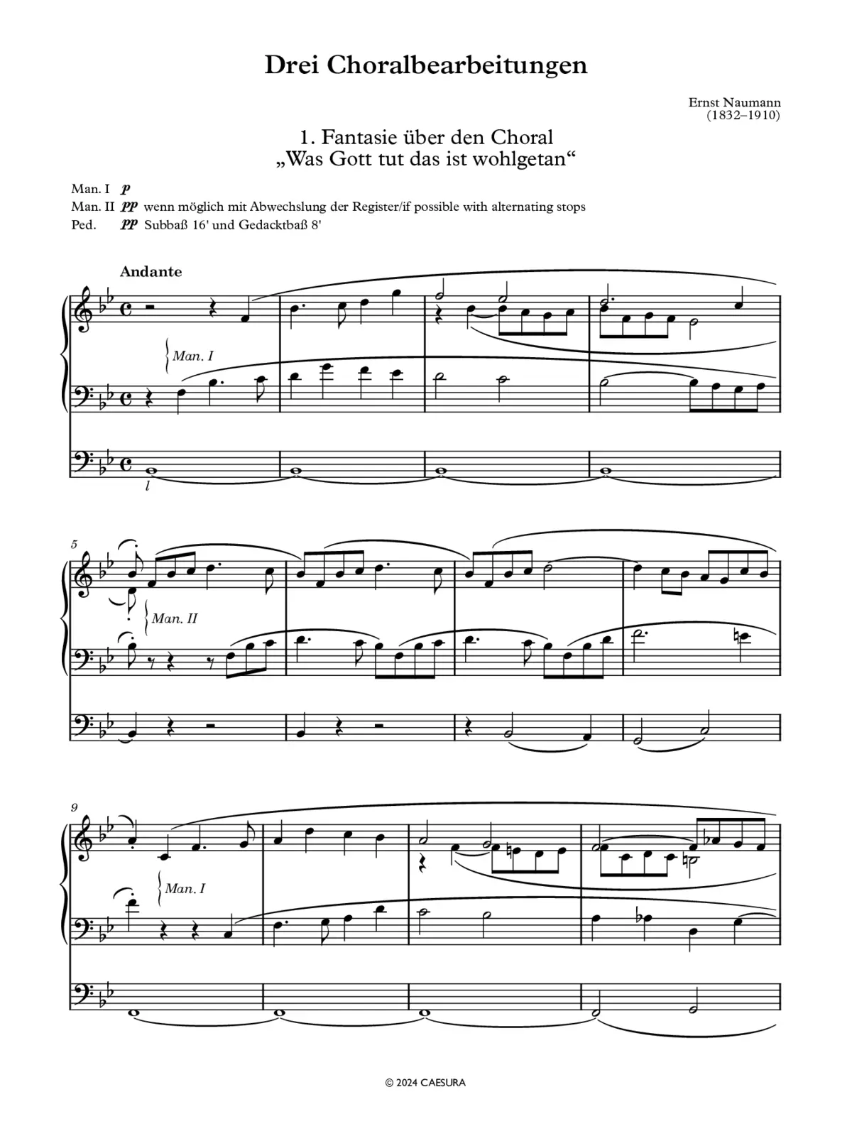 3 Chorale Arrangements - Page 1