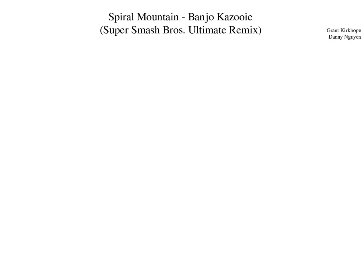 Spiral Mountain - Page 1