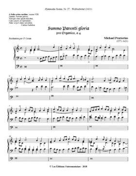 Summo Parenti gloria