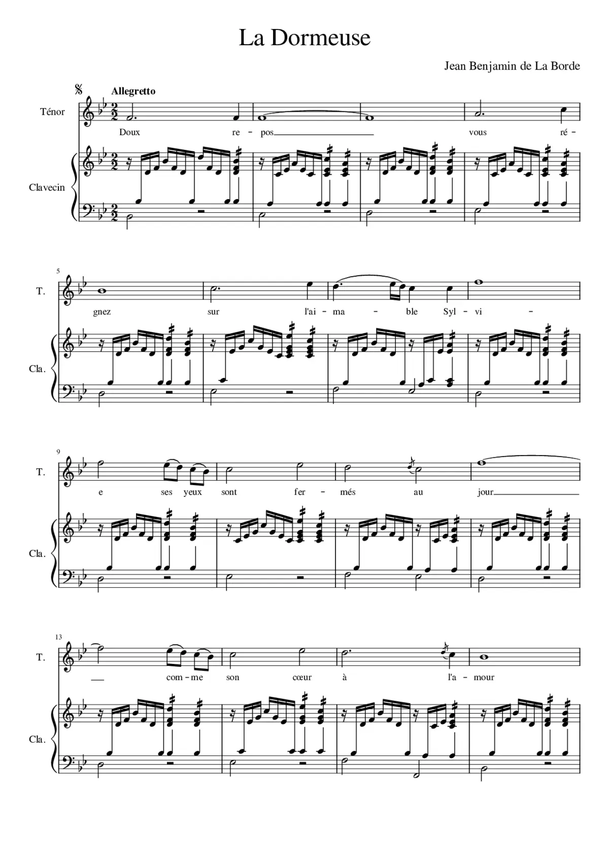 La Dormeuse - Page 1