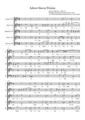 Adesto Sancta Trinitas