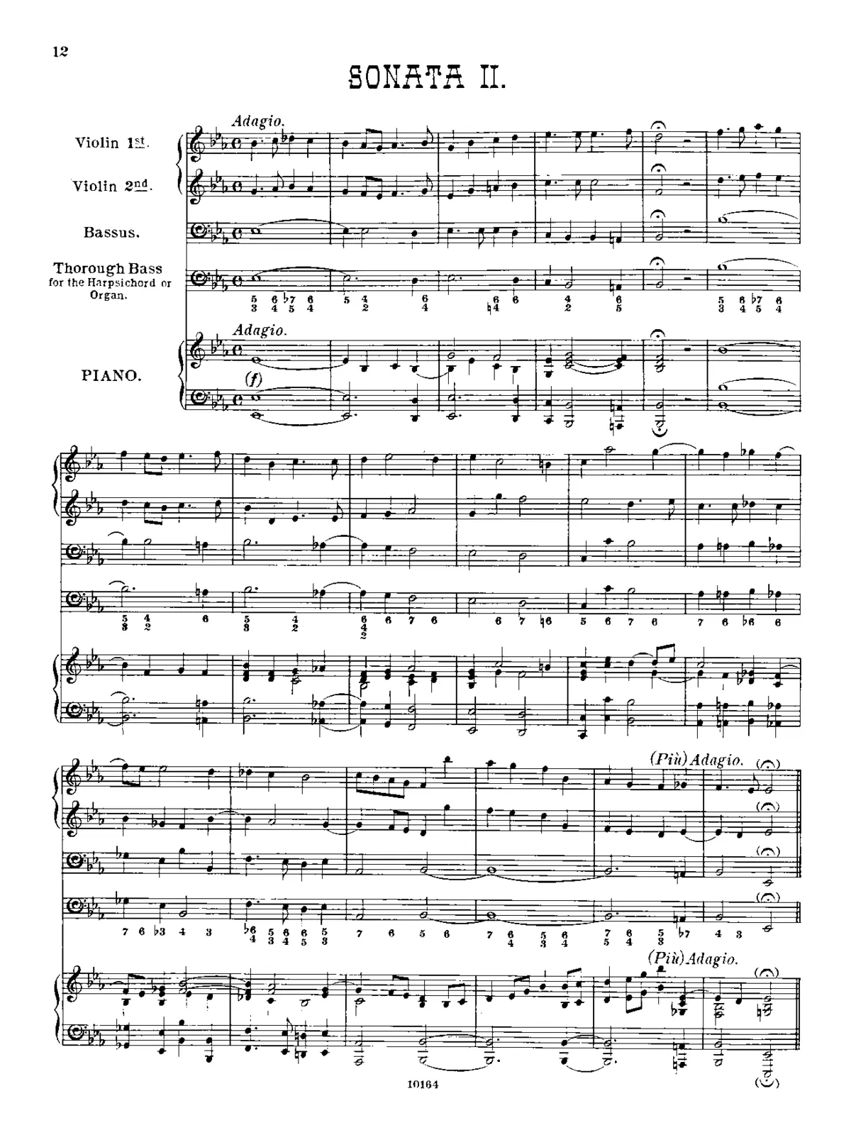 Sonata No.2 in E-flat major - Page 1