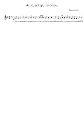 Arise get up my deere