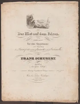 Der Hirt auf dem Felsen