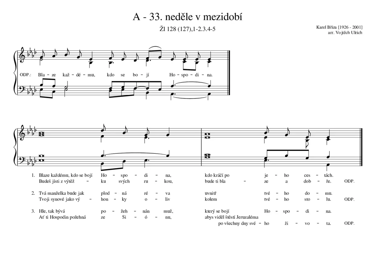 A - 33. neděle v mezidobí - Page 1