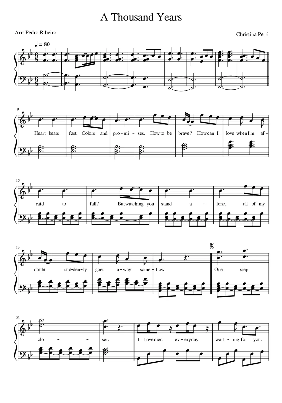 a thousand years - Page 1