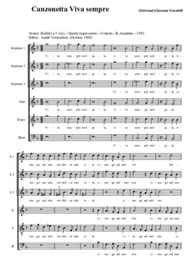 Canzonetta viva sempre