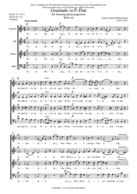 Graduale in F major WoO 68