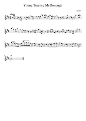 Young Terence McDonough