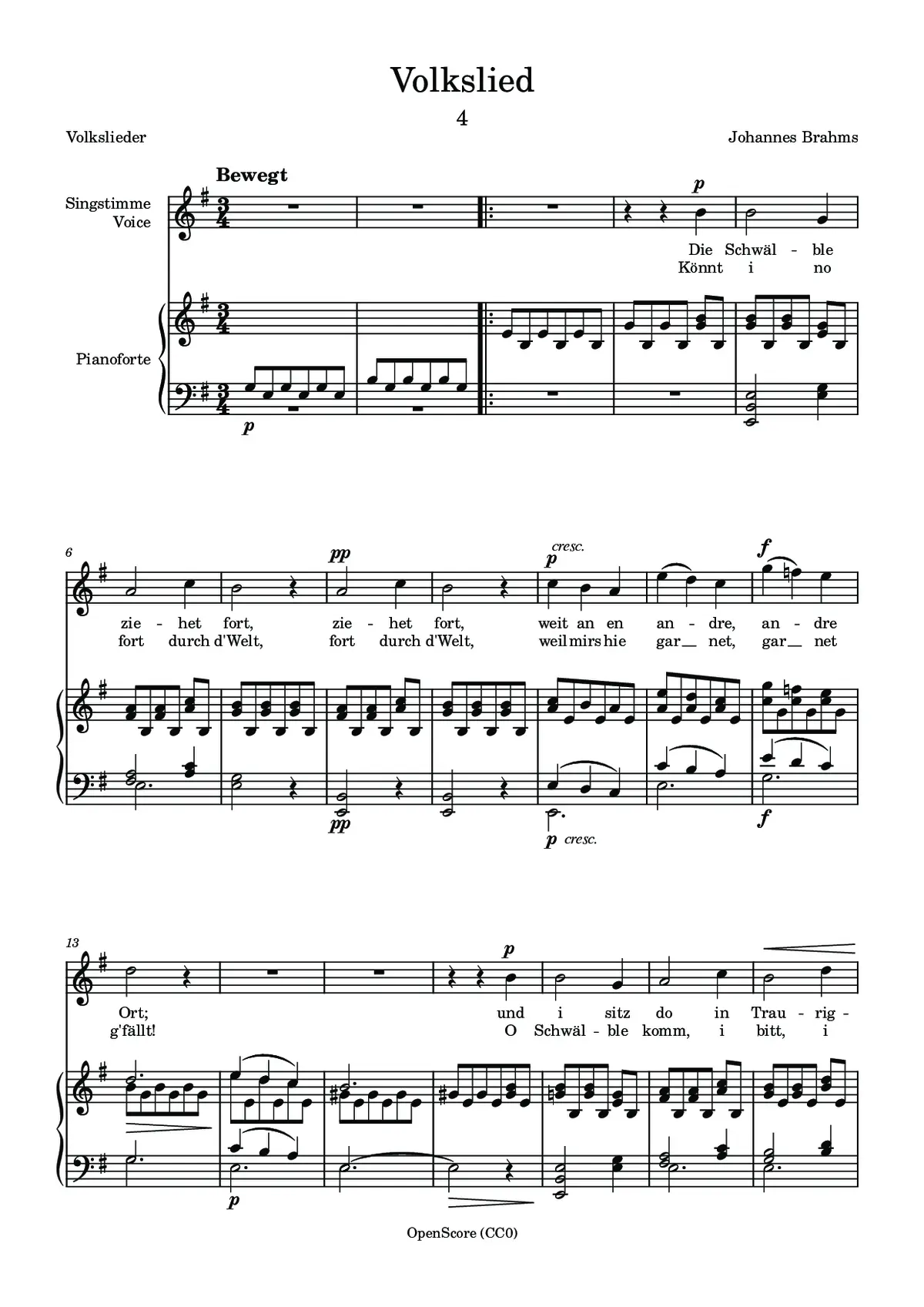 Volkslied - Page 1