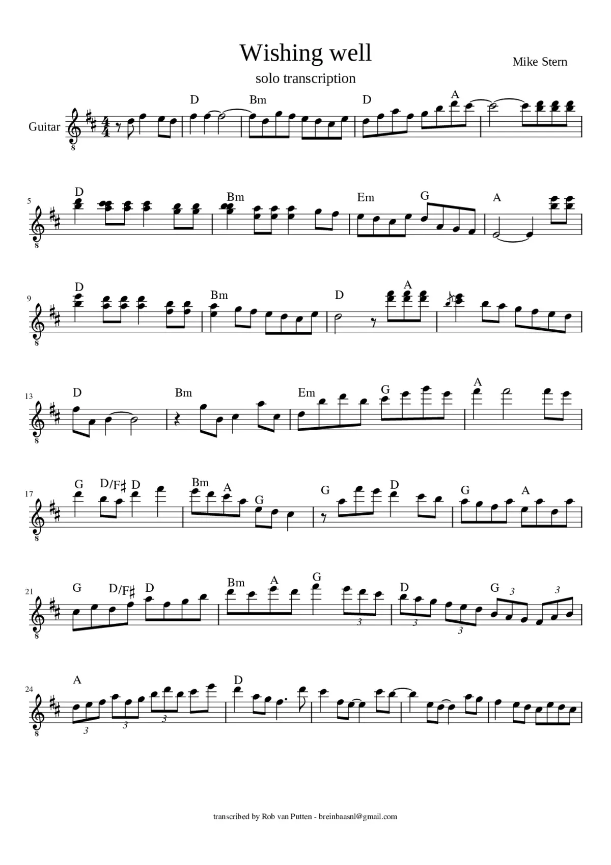 Wishing Well - Page 1