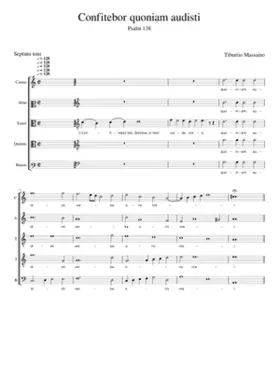 Confitebor quoniam audisti