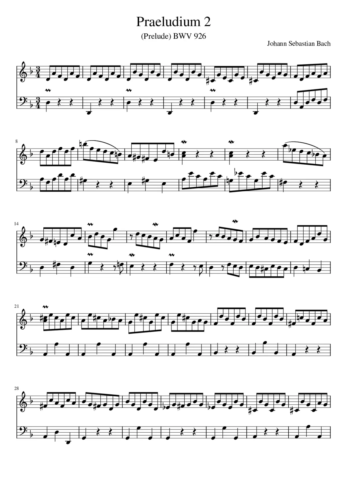 Praeludium 2 - Page 1