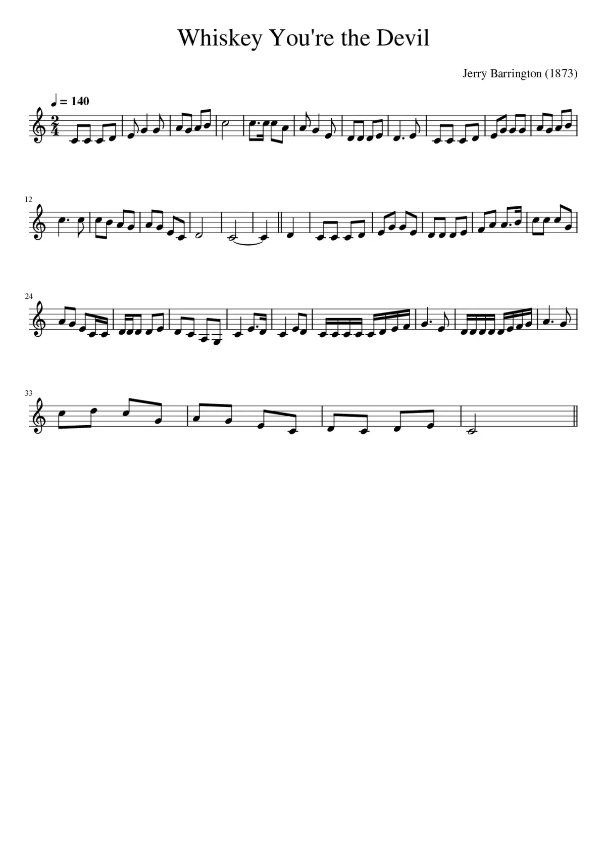 Whiskey You're the Devil - Page 1