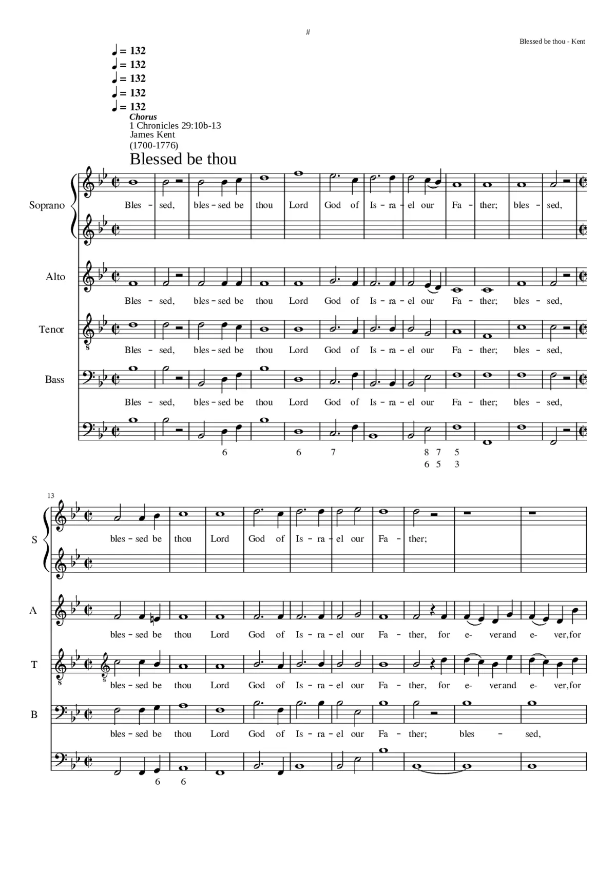 Blessed be thou - Page 1