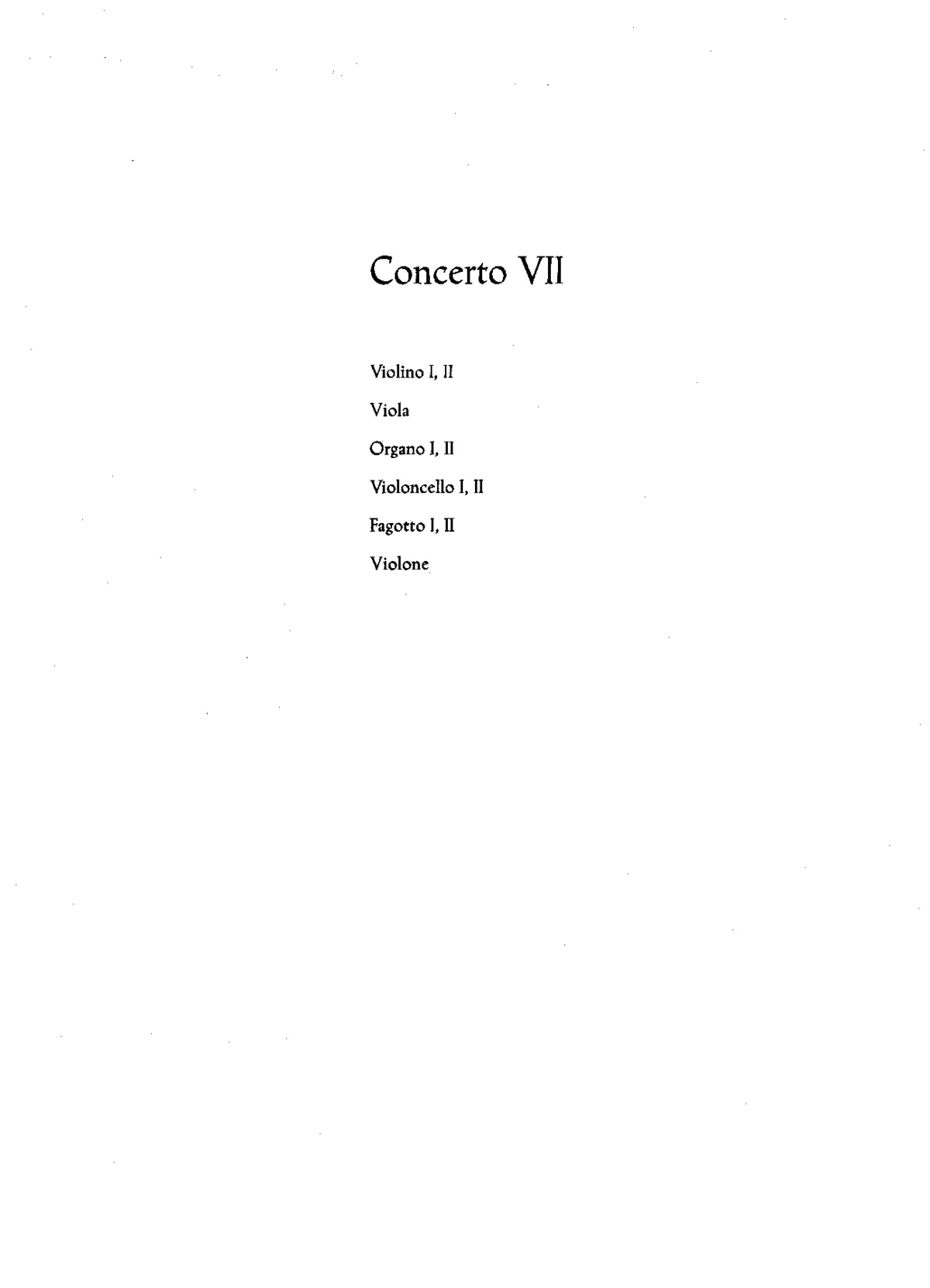Concerto in D minor, HWV 303 - Page 1