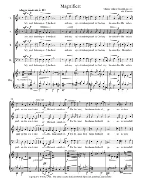 Magnificat and Nunc dimittis in C, Op. 115