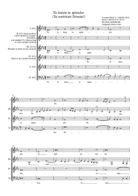 Tu lumen, tu splendor