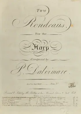 2 Rondeaus for the harp