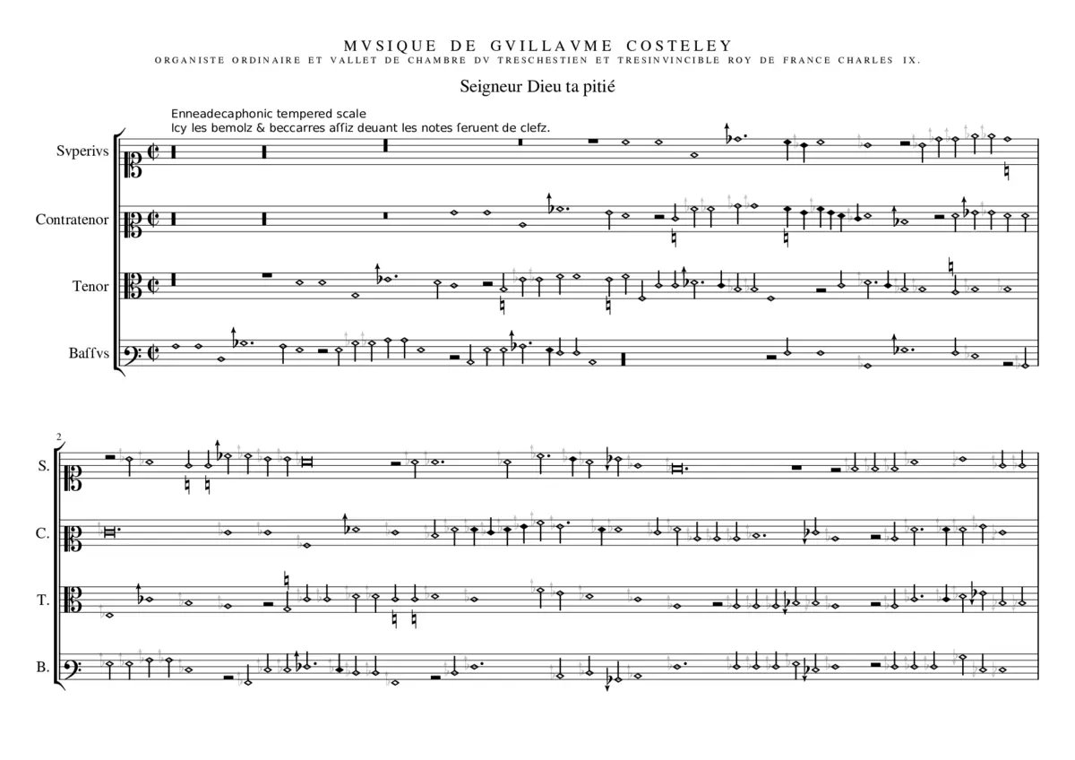 Seigneur Dieu ta pitié - Page 1