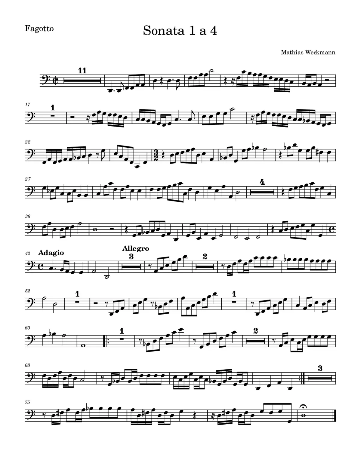 10 instrumental Sonatas - Page 1