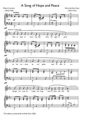 A Song of Hope and Peace