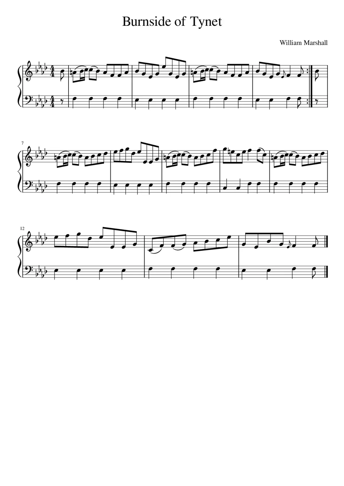 Burnside of Tynet - Page 1