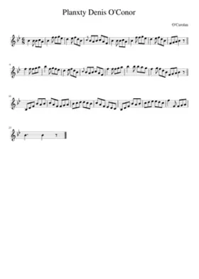 Planxty Denis O'Conor