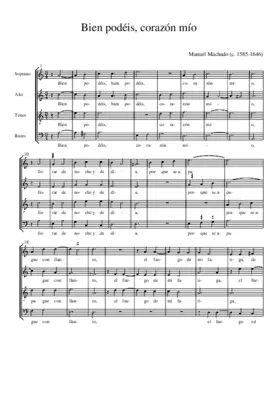 Bien podéis corazón mío