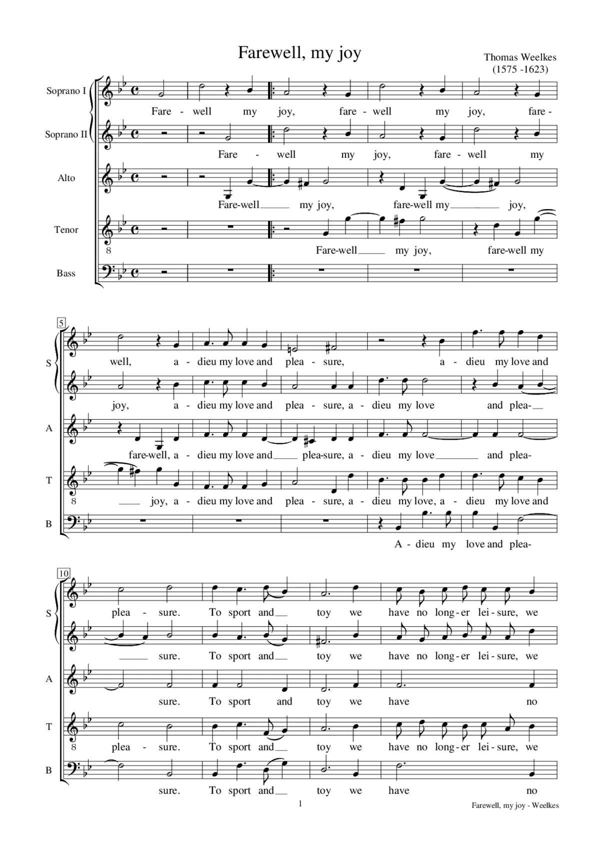 Farewell, my joy - Page 1