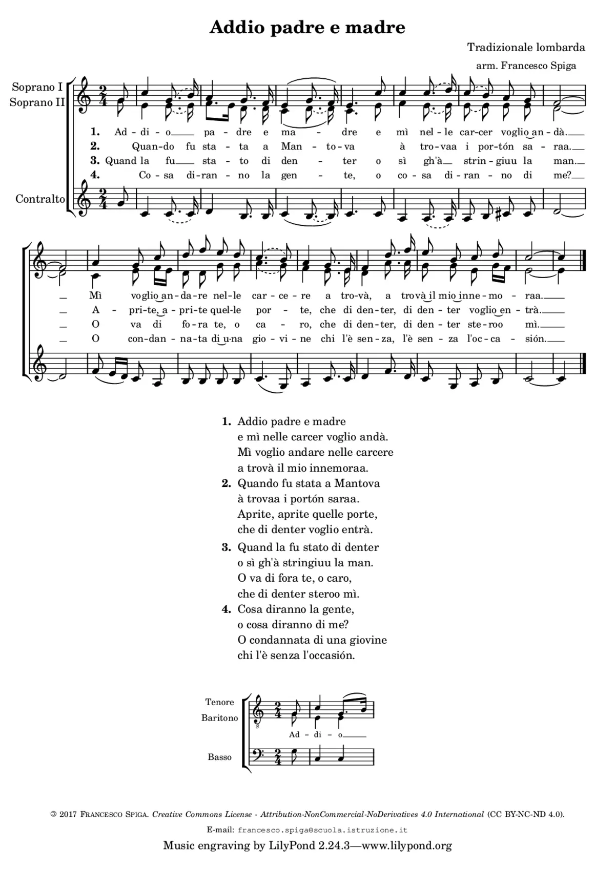 Addio padre e madre - Page 1