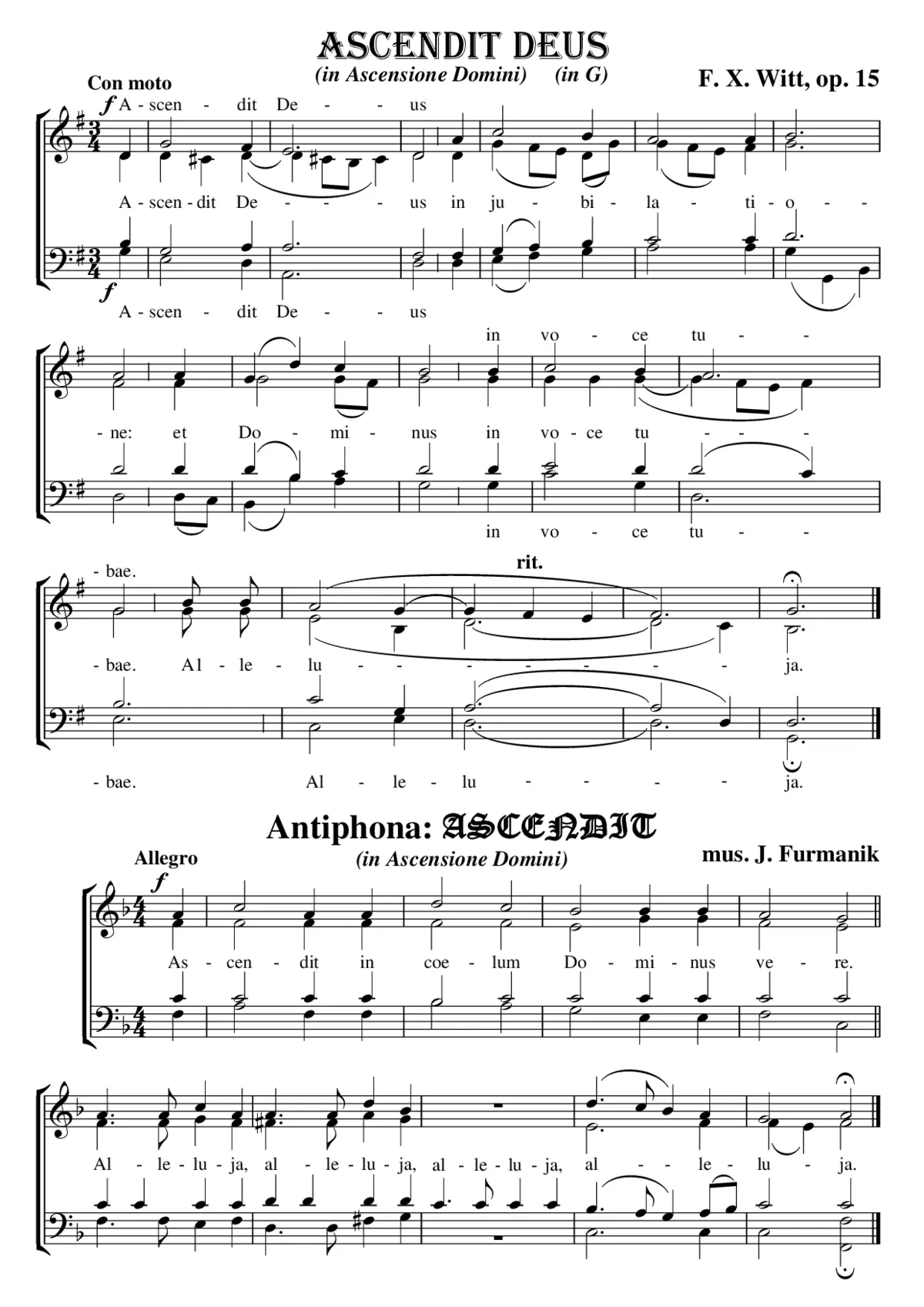 Ascendit Deus, op. 15 - Page 1