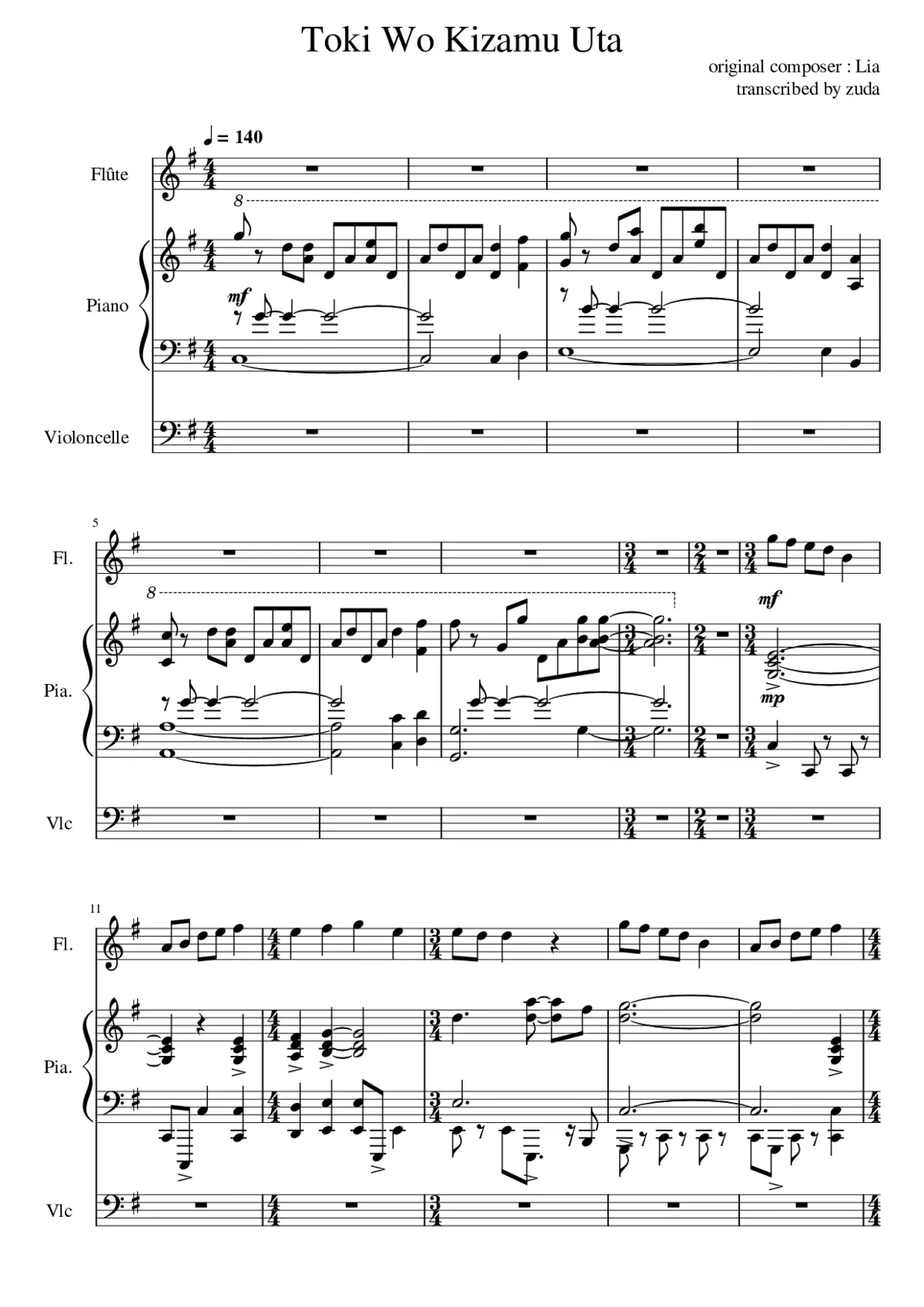 clannad - toki wo kizamu uta - Page 1