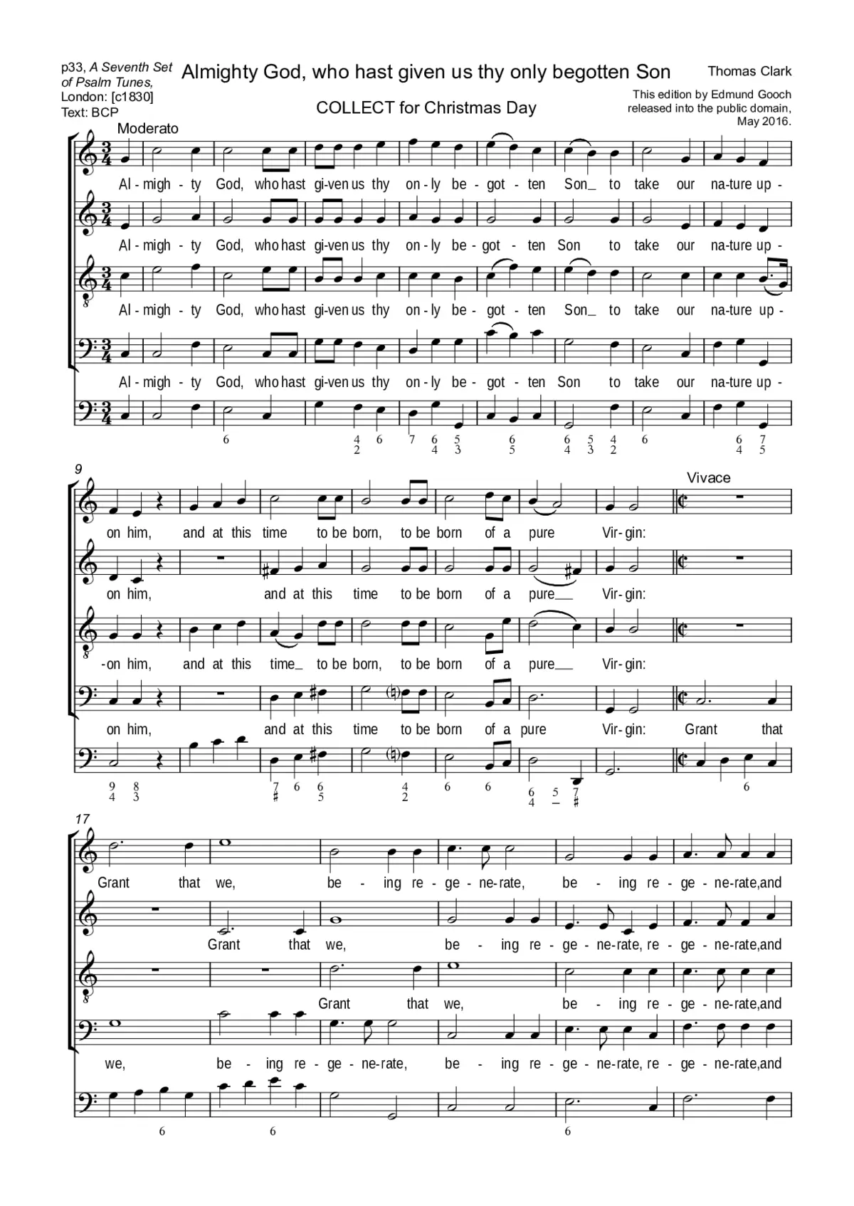 Almighty God, who hast given - Page 1