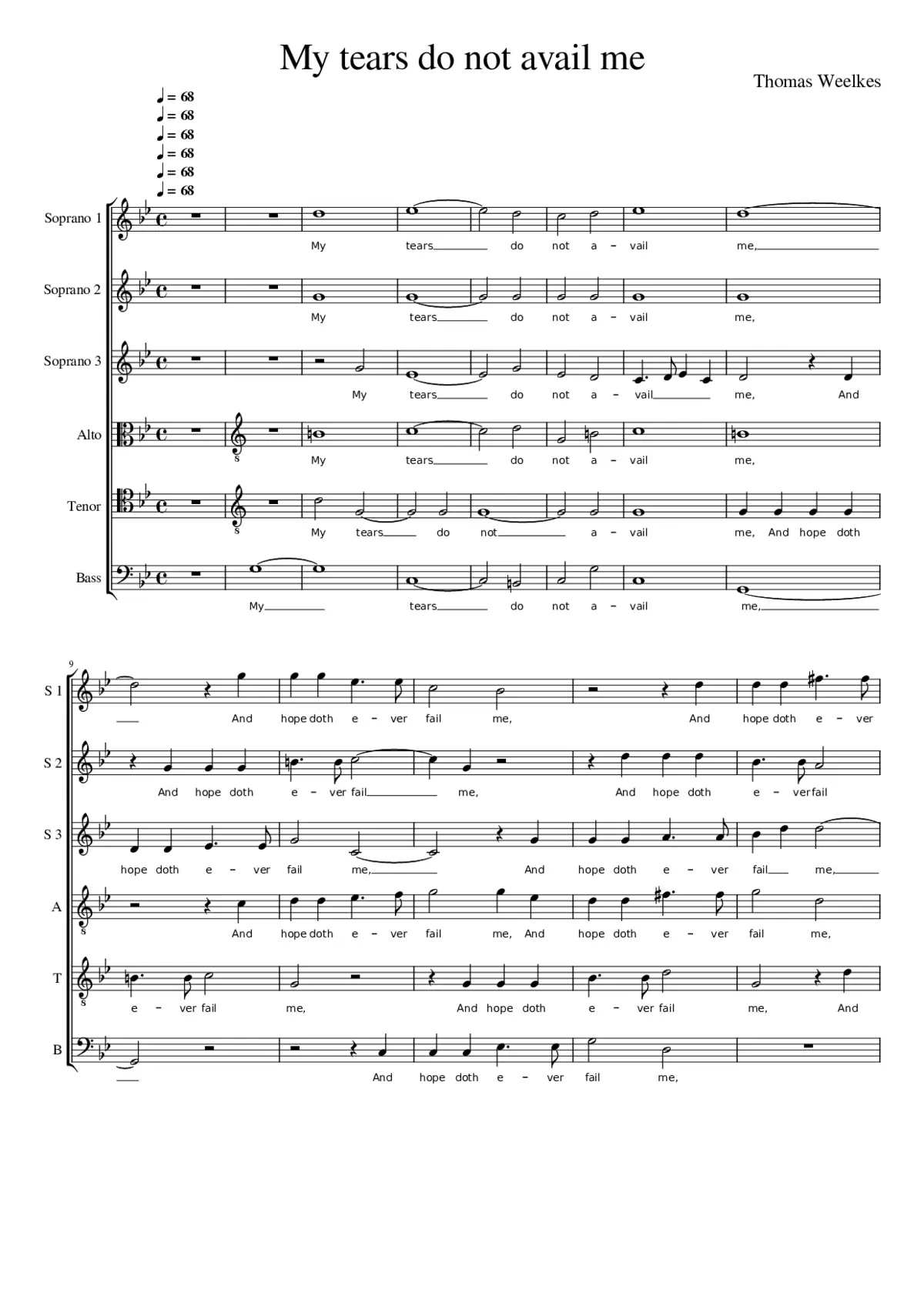 My tears do not avail me - Page 1