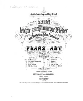 10 leichte zweistimmige Lieder