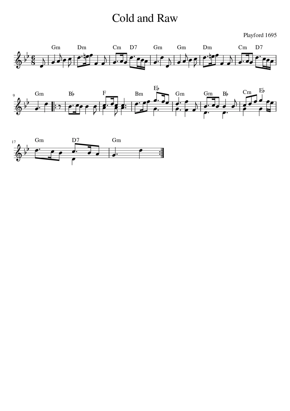 Cold and Raw - Page 1